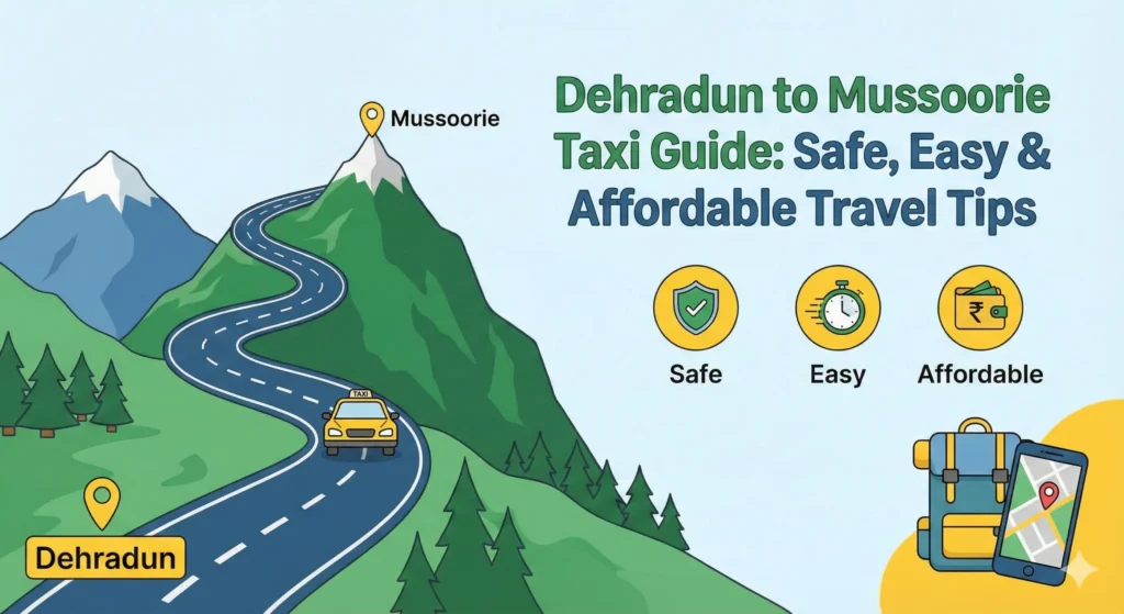 Dehradun to Mussoorie Taxi Guide Safe, Easy & Affordable Travel Tips
